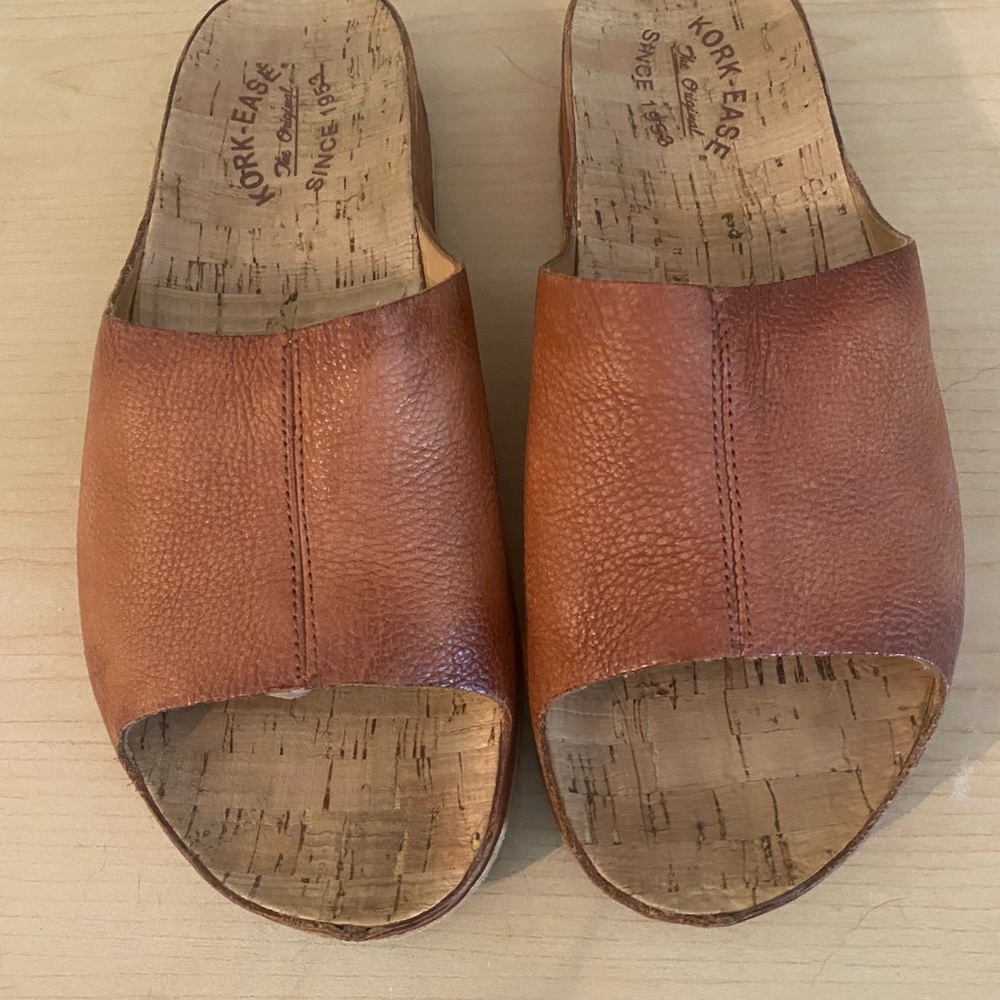 Kork-Ease Tutsi Leather Slide Sandals size 10 - Picture 2 of 8